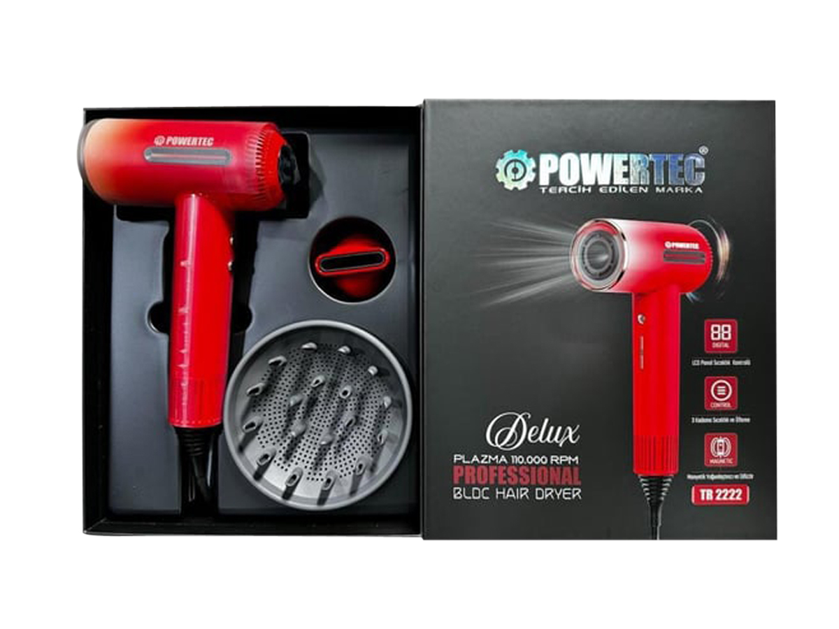 TR 2222 PLAZMA DİJİTAL FÖN MAKİNESİ